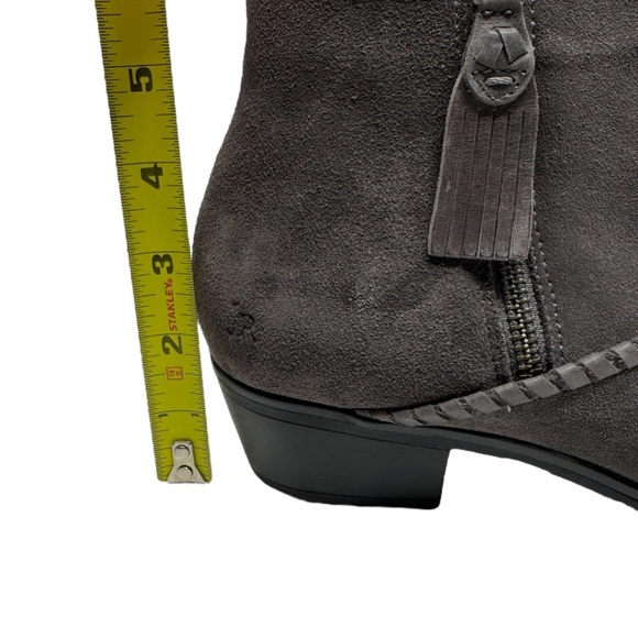 Jack Rogers Dylan Suede Charcoal Gray Booties - Picture 12 of 12